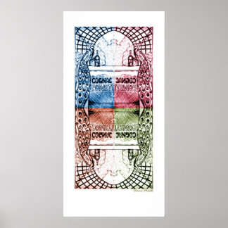 Pôster Cognac 4 Cores