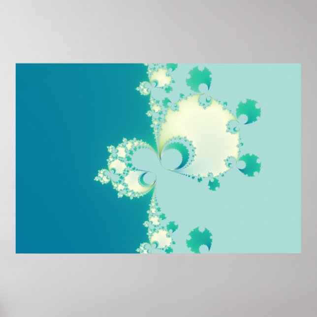 Pôster Cogumelos Fractais (Frente)