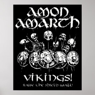 Poster Coisa Amon Amarth Retro - Jovem FanArt Místico