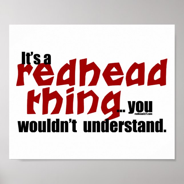 Pôster Coisa da ruiva (Frente)