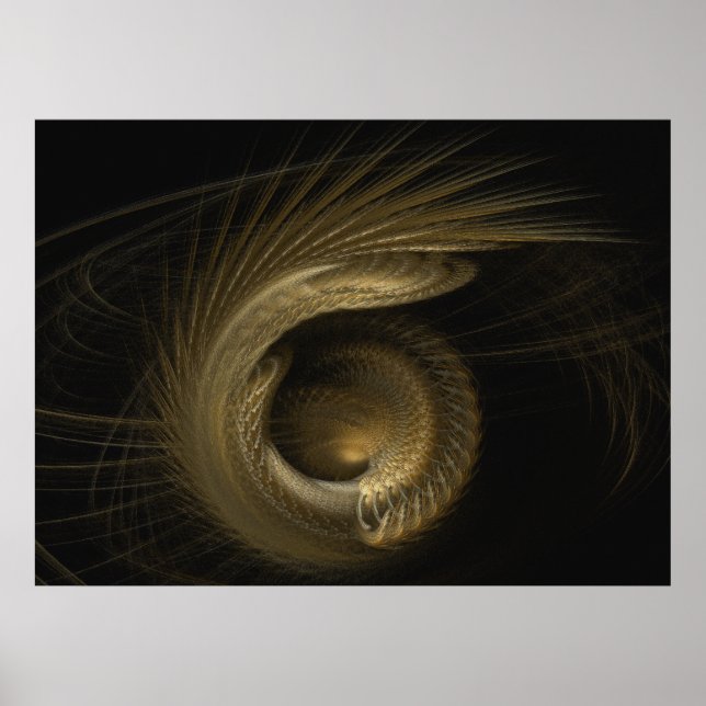 Pôster 'Coisa Estranha Metálica' (Frente)