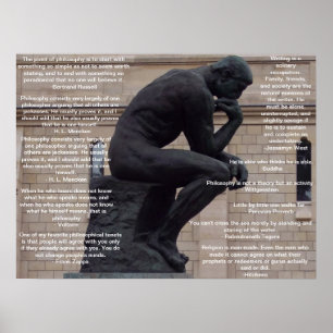 Poster Coisas a pensar aproximadamente