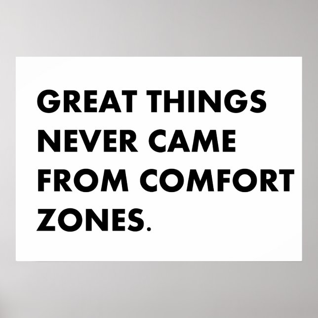 Poster coisas excelentes nunca vieram (Frente)