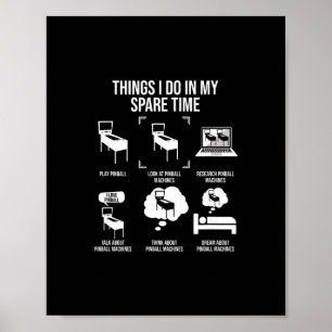 Poster Coisas que faço no meu tempo livre