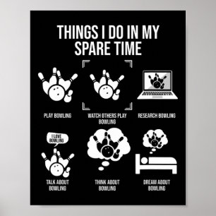 Poster Coisas que Faço no Meu Tempo Livre Equipe de Bolic
