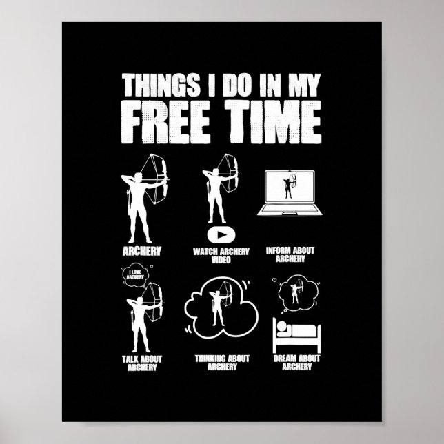 Poster Coisas que faço no meu tempo livre, fortalecendo a (Frente)