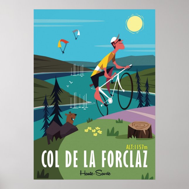 Poster Col de la Forclaz (Frente)