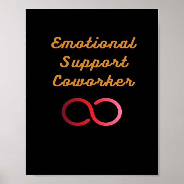 Poster Colaborador de Ajuda Emocional - Dia de Trabalho C (Frente)