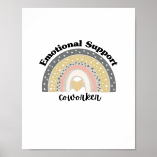 Poster Colaborador De Ajuda Emocional Para Divertimento