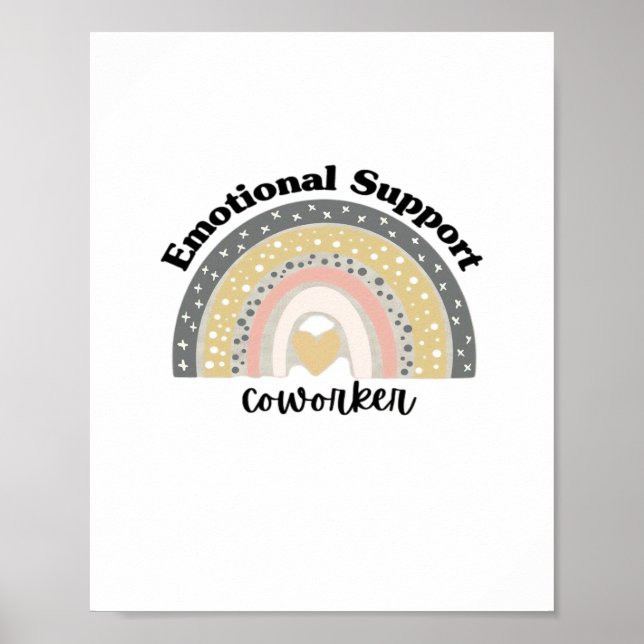 Poster Colaborador De Ajuda Emocional Para Divertimento (Frente)