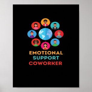 Poster Colaborador De Ajuda Emocional Para Tendência De M