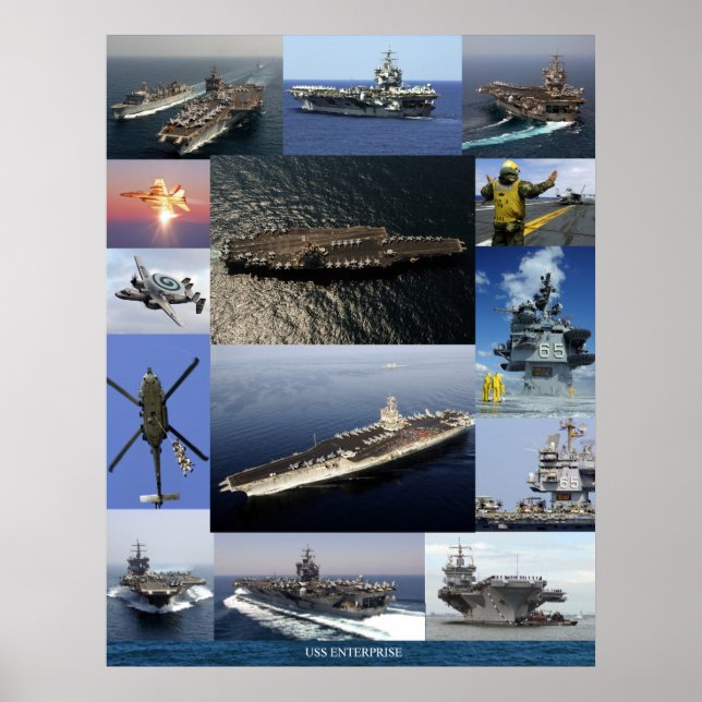 Pôster Colagem corporativa do USS (Frente)
