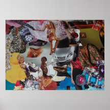 Colagem da casa da moda