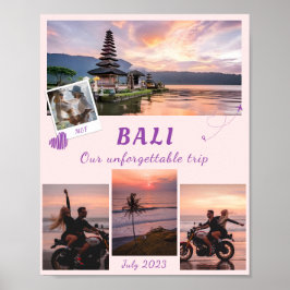 Poster Colagem da Família de Fotos da Adventure Viagem