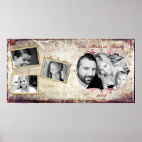 Colagem da família de ranhuras 10"x20" 4 Montagem 
