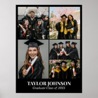 Colagem de 5 Fotos Personalizadas Grade de Fotos G