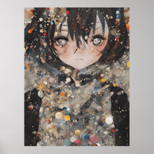Poster Colagem de Animes