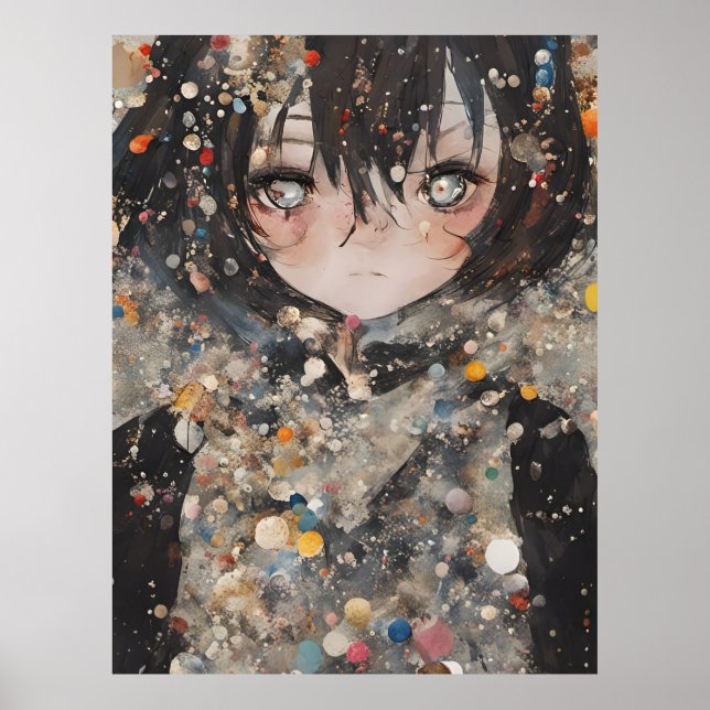 Poster Colagem de Animes (Frente)