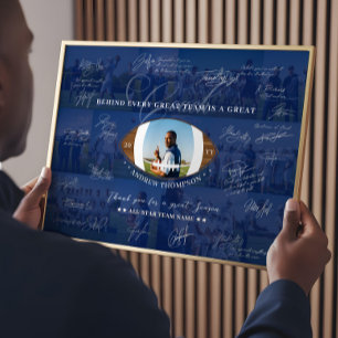 Poster Colagem de Assinatura da Equipe de Apreciação do T