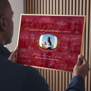 Poster Colagem de Assinatura da Equipe de Apreciação do T