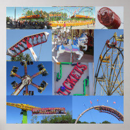 Poster Colagem de Carnaval