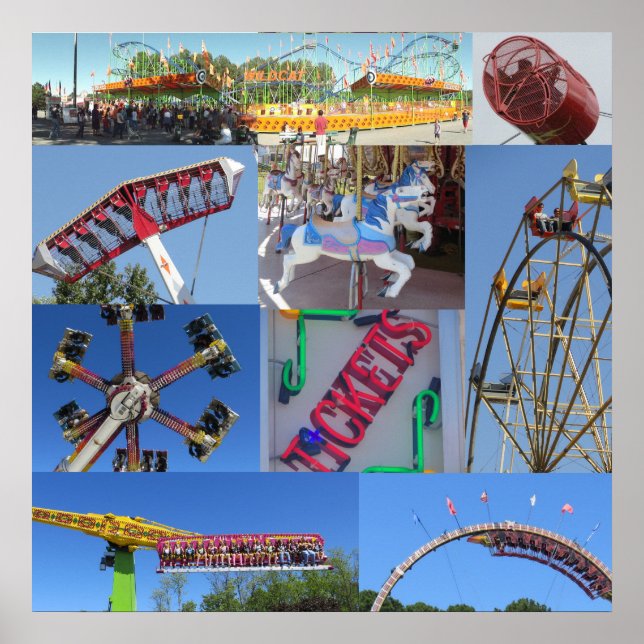 Poster Colagem de Carnaval (Frente)