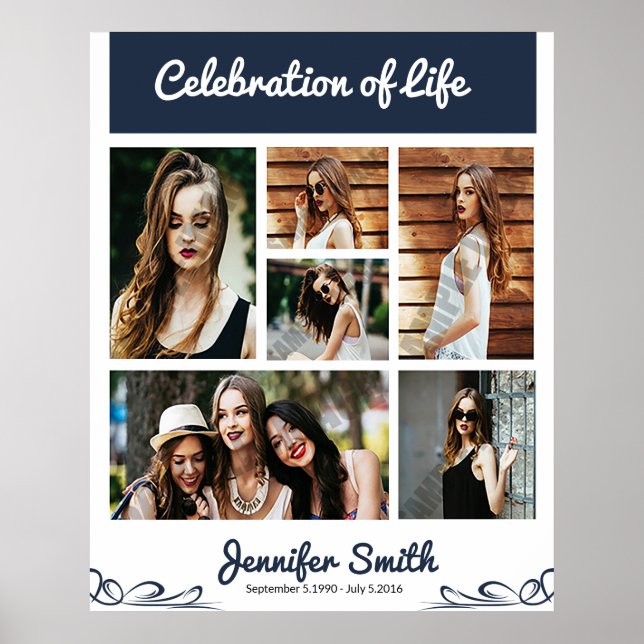 Poster Colagem de Cartaz de Boas-Vindas ao Funeral (Frente)