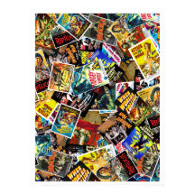Colagem de Cartazes de Filmes de Ficção Científica