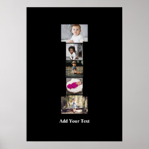 Poster Colagem de Fotografias com design Carta I