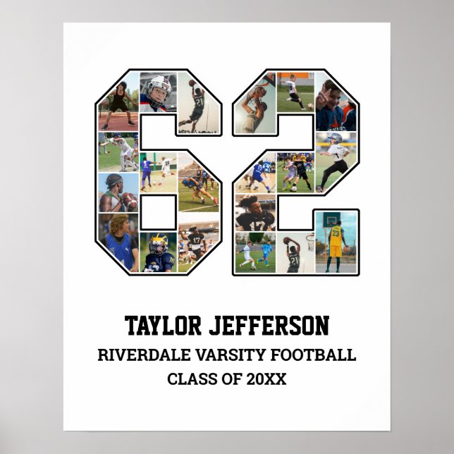 Poster Colagem de Fotografias da Equipe Esportiva do Mais (Frente)