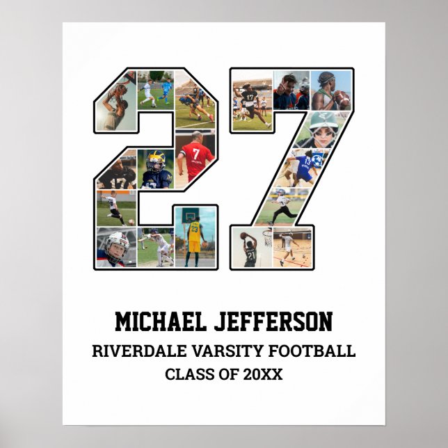 Poster Colagem de Fotografias da Equipe Esportiva do Mais (Frente)