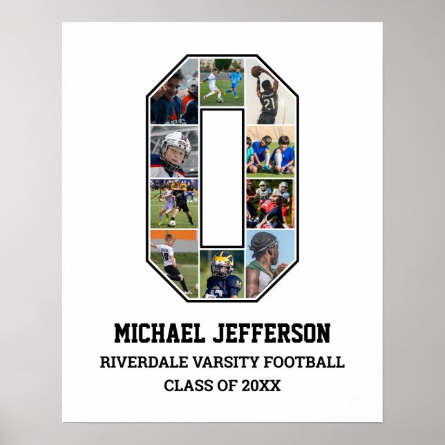 Poster Colagem de Fotografias da Equipe Esportiva do Mais (Frente)