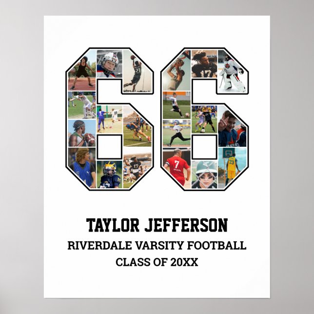 Poster Colagem de Fotografias da Equipe Esportiva do Mais (Frente)