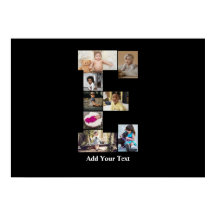 Colagem de Fotografias Design Carta E