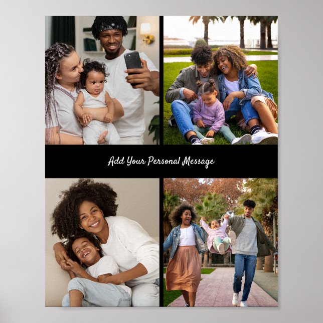 Poster Colagem de Fotografias do Design 4 (Frente)