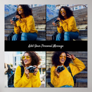 Poster Colagem de Fotografias do Design 4