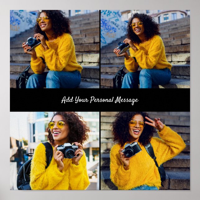 Poster Colagem de Fotografias do Design 4 (Frente)