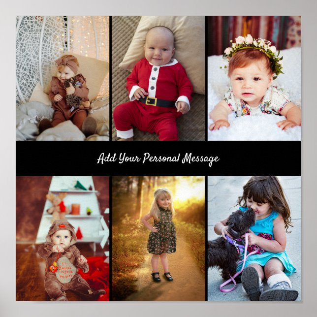 Poster Colagem de Fotografias do Design 6 (Frente)