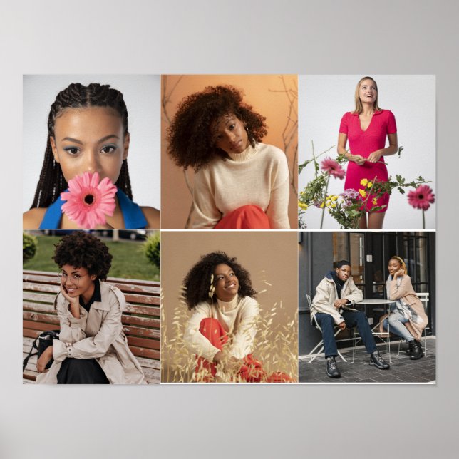 Poster Colagem de Fotografias do Design 6 (Frente)