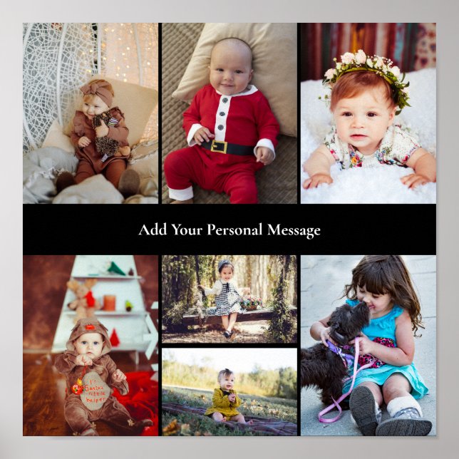 Poster Colagem de Fotografias do Design 7 (Frente)