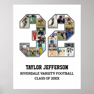 Poster Colagem de Fotografias do Player Número 32 da Equi