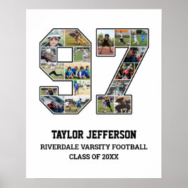 Poster Colagem de Fotografias do Player Número 97 da Equi