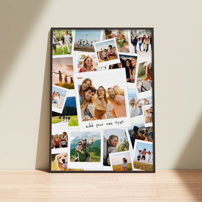 Poster Colagem de Fotografias do Scrapbook Moderno (Criador carregado)