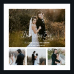 Poster Colagem de Fotografias Personalizada no Melhor Dia<br><div class="desc">Impressão de Poster de Colagem de Foto Personalizada no Melhor Dia de 4 Dias,  impressa por design moderno e elegante,  que pode ser personalizado com seu texto. Veja a Design de Arte Gráfica para outros produtos que combinam com este design!</div>