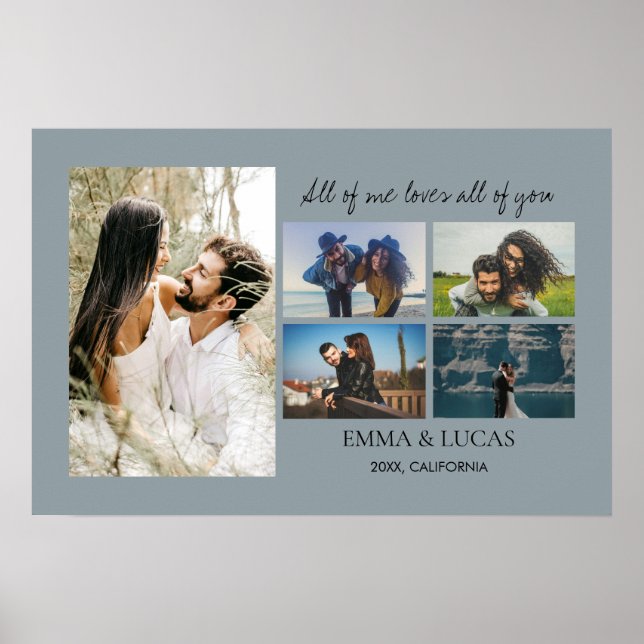 Poster Colagem de Fotografias Todas as Minhas Amas a Todo (Frente)