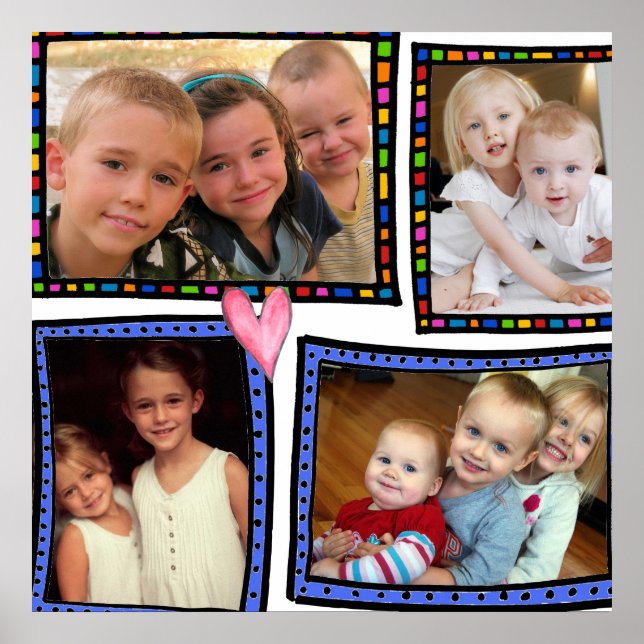 Pôster colagem de fotos (Frente)