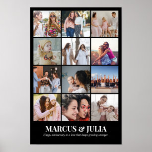 Poster Colagem de Fotos 12 Imagens 12x18 16x24 20x30 24x3