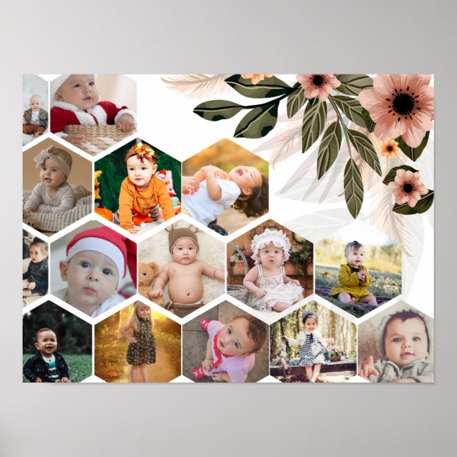 Poster Colagem de Fotos 15 Floral design (Frente)