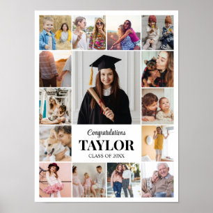 Poster Colagem de Fotos 15 Imagens 12x16 18x24 24x32 Bran