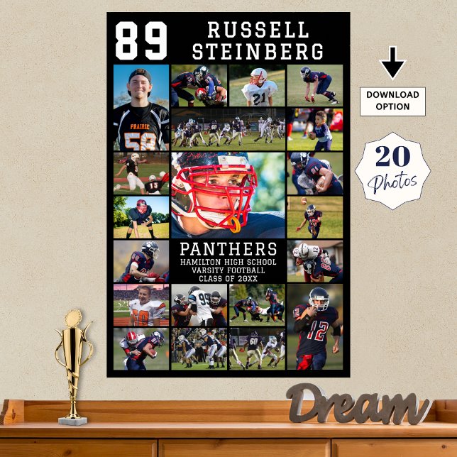 Poster Colagem de Fotos 20 para Graduação Noturna de Mais (Criador carregado)